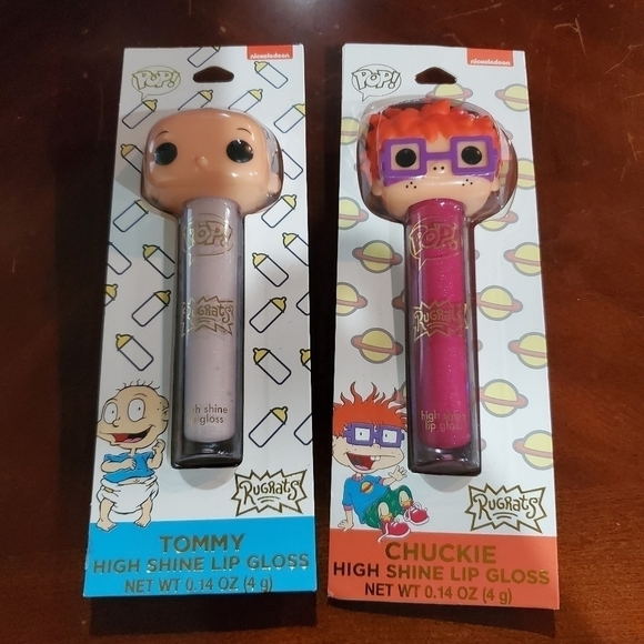 NWT Funko Rugrats Tommy & Chuckie Lip Gloss Bundle - Picture 1 of 6